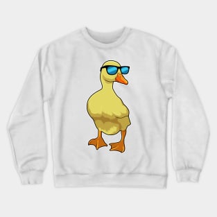 Duck with Sunglasses Crewneck Sweatshirt